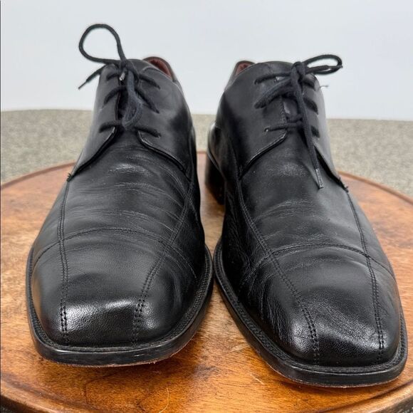 Johnston & Murphy Shoes Mens 14 M Classic Black Leather Lace Up Oxford Loafer main image 13